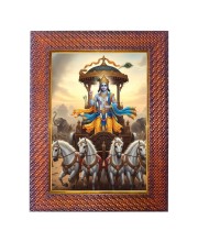 Gautam Buddha Photo Frame Religious Wall & Table Decor Frame | Gautam Buddha Spiritual Photo Frame For Home, Temple & Office | Decorative Hindu God & Goddess Frame (Pack Of 1) (F18186)