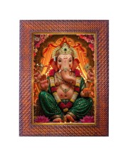Lord Shiva Maa Parvati Photo Frame 13X17 Inch Religious Wall & Table Decor Frame | Lord Shiva Maa Parvati Spiritual Photo Frame For Home, Temple & Office | Decorative Hindu God & Goddess Frame (Pa