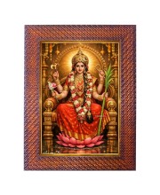 Maa Lalita Photo Frame 10x14 Inch Religious Wall & Table Decor Frame | Maa Lalita Spiritual Photo Frame For Home, Temple & Office | Decorative Hindu God & Goddess Frame (Pack Of 1) (F18118)