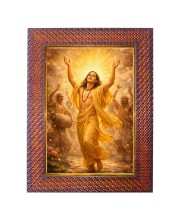 Guru Amar Das Photo Frame 13X17 Inch Religious Wall & Table Decor Frame | Guru Amar Das Spiritual Photo Frame For Home, Temple & Office | Decorative Hindu God & Goddess Frame (Pack Of 1) (F18337)