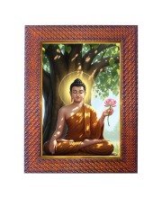Lord SuryaDev Photo Frame 21X25 Inch Religious Wall & Table Decor Frame | Lord SuryaDev Spiritual Photo Frame For Home, Temple & Office | Decorative Hindu God & Goddess Frame (Pack Of 1) (F18203)