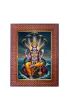 Lord Krishna Photo Frame 19X23 Inch Religious Wall & Table Decor Frame | Lord Krishna Spiritual Photo Frame For Home, Temple & Office | Decorative Hindu God & Goddess Frame (Pack Of 1) (F18082)