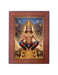 Lord Hanuman Photo Frame 15X19 Inch Religious Wall & Table Decor Frame | Lord Hanuman Spiritual Photo Frame For Home, Temple & Office | Decorative Hindu God & Goddess Frame (Pack Of 1) (F18220)