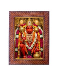 Lord Shani Photo Frame 15X19 Inch Religious Wall & Table Decor Frame | Lord Shani Spiritual Photo Frame For Home, Temple & Office | Decorative Hindu God & Goddess Frame (Pack Of 1) (F18231)