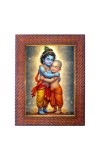 Lord Vishnu Narsinha Avatar Photo Frame Religious Wall & Table Decor Frame | Lord Vishnu Narsinha Avatar Spiritual Photo Frame For Home, Temple & Office | Decorative Hindu God & Goddess