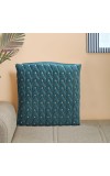 Home Beautiful Teal Blue Polyester Cushion Cover