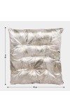 Home Beautiful Grey Polyester Cushion
