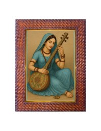Sant Kabir Das Photo Frame Inch c Religious Wall & Table Decor Frame | Sant Kabir Das Spiritual Photo Frame For Home, Temple & Office | Decorative Hindu God & Goddess Frame (Pack Of 1) (F18414