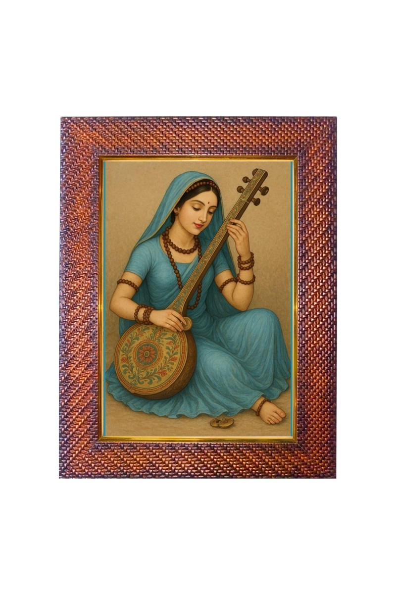 Sant Kabir Das Photo Frame 19X23 Inch Religious Wall & Table Decor Frame | Sant Kabir Das Spiritual Photo Frame For Home, Temple & Office | Decorative Hindu God & Goddess Frame (Pack Of 1) (F18414