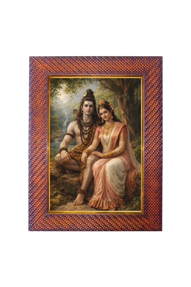 Lord Vishnu Dashavatar Photo Frame 13X17 Inch Religious Wall & Table Decor Frame | Lord Vishnu Dashavatar Spiritual Photo Frame For Home, Temple & Office | Decorative Hindu God & Goddess Frame (Pa