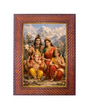 Lord Krishna Photo Frame 19X23 Inch Religious Wall & Table Decor Frame | Lord Krishna Spiritual Photo Frame For Home, Temple & Office | Decorative Hindu God & Goddess Frame (Pack Of 1) (F18155)