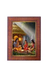 Lord Krishna Photo Frame Religious Wall & Table Decor Frame | Lord Krishna Spiritual Photo Frame For Home, Temple & Office | Decorative Hindu God & Goddess Frame (Pack Of 1) (F18175)
