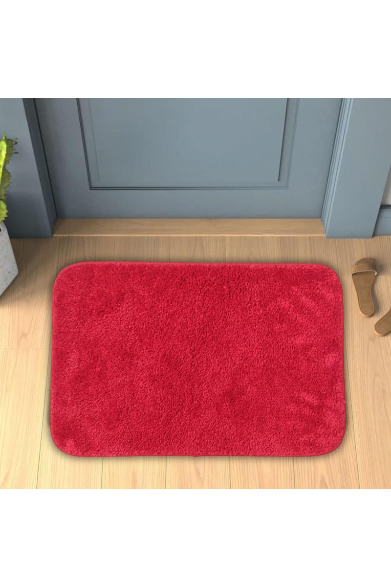 Hi Tech Sales Anti Slip Floor Water Absorbent Door Mat || Bathmat & Home, Kitchen, Office Entrance Mats || Rectangular, Black & White (38 x 58 cm)