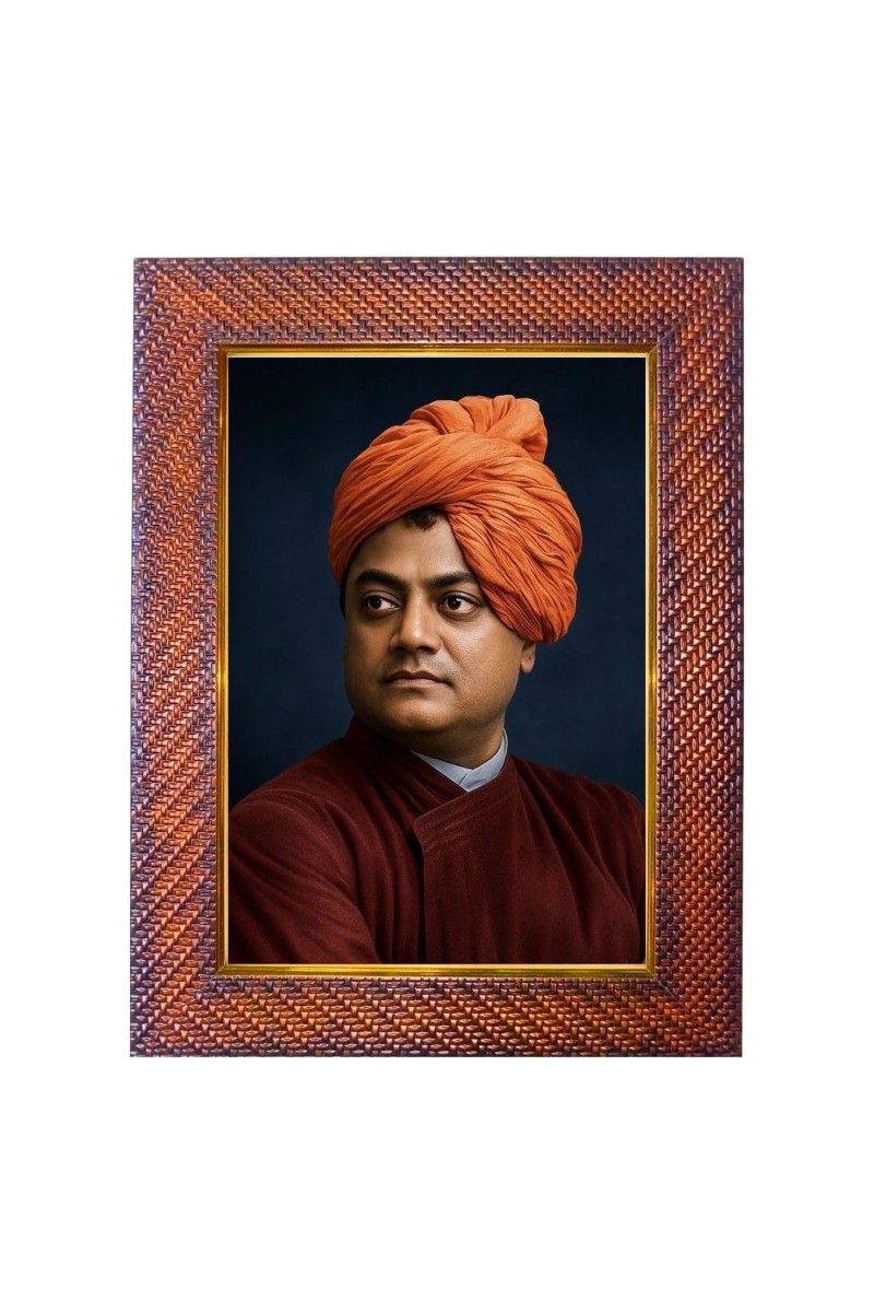 Sri Sarada Devi Photo Frame Religious Wall & Table Decor Frame | Sri Sarada Devi Spiritual Photo Frame For Home, Temple & Office | Decorative Hindu God & Goddess Frame (Pack Of 1) (F182