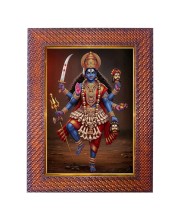 Maa Lalita Photo Frame 13X17 Inch Religious Wall & Table Decor Frame | Maa Lalita Spiritual Photo Frame For Home, Temple & Office | Decorative Hindu God & Goddess Frame (Pack Of 1) (F18385)