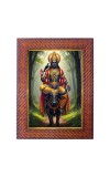 Maa Dhanlaskmi Photo Frame 19X23 Inch Religious Wall & Table Decor Frame | Maa Dhanlaskmi Spiritual Photo Frame For Home, Temple & Office | Decorative Hindu God & Goddess Frame (Pack Of 1) (F18119