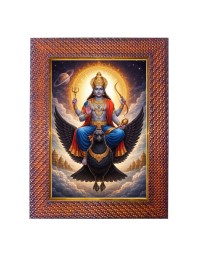 Guru Nanak Photo Frame 21X25 Inch Religious Wall & Table Decor Frame | Guru Nanak Spiritual Photo Frame For Home, Temple & Office | Decorative Hindu God & Goddess Frame (Pack Of 1) (F18237)