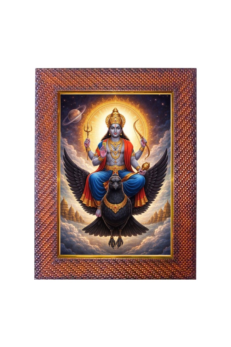Guru Nanak Photo Frame 15X19 Inch Religious Wall & Table Decor Frame | Guru Nanak Spiritual Photo Frame For Home, Temple & Office | Decorative Hindu God & Goddess Frame (Pack Of 1) (F18237)