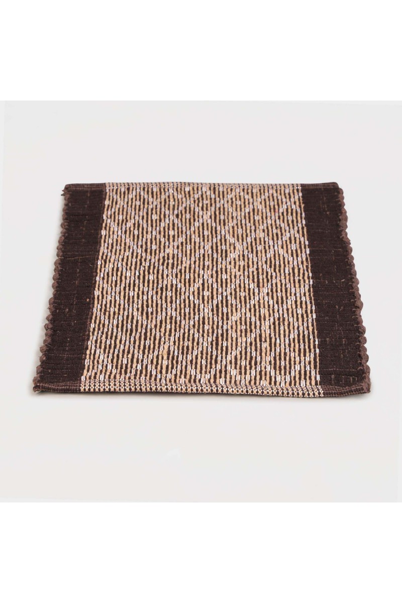Home Beautiful Anti-Skid Brown Polyester Door Mat