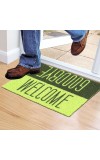 Home Beautiful Anti-Skid Green Polypropylene Door Mat