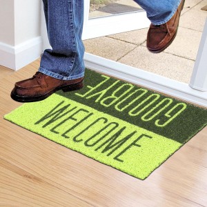 Home Beautiful Anti-Skid Green Polypropylene Door Mat