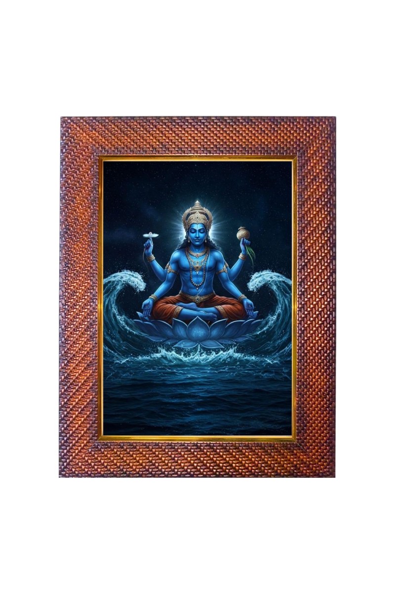 Maa Kali Photo Frame Religious Wall & Table Decor Frame | Maa Kali Spiritual Photo Frame For Home, Temple & Office | Decorative Hindu God & Goddess Frame (Pack Of 1) (F18378)