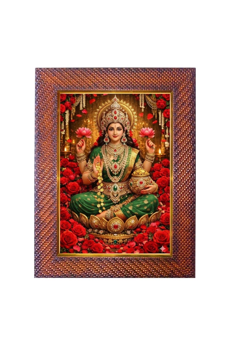 Maharishi Mahesh Yogi Photo Frame 17X21 Inch Religious Wall & Table Decor Frame | Maharishi Mahesh Yogi Spiritual Photo Frame For Home, Temple & Office (F18390X17X21)