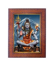 Lord Vishnu Photo Frame 19X23 Inch Religious Wall & Table Decor Frame | Lord Vishnu Spiritual Photo Frame For Home, Temple & Office | Decorative Hindu God & Goddess Frame (Pack Of 1) (F18075)
