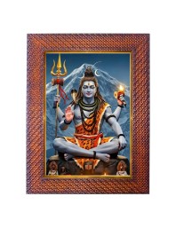 Lord Vishnu Photo Frame 13X17 Inch Religious Wall & Table Decor Frame | Lord Vishnu Spiritual Photo Frame For Home, Temple & Office | Decorative Hindu God & Goddess Frame (Pack Of 1) (F18075)