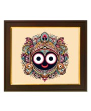 Hitech Sales Kali MATA Ji Religious Wood Photo Frames with Acrylic Sheet (Glass) for Worship/Pooja(photoframe,Multicolour, 10x12 inch