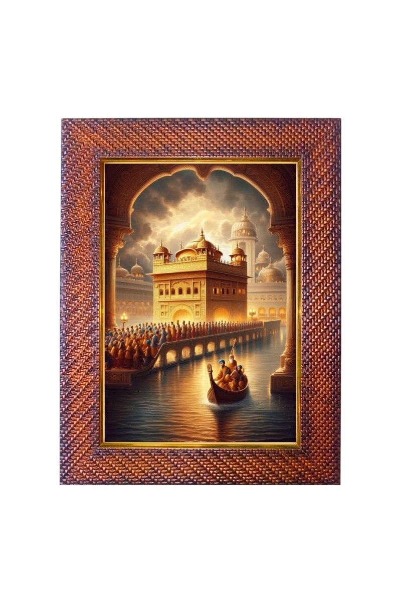 Sri Sarada Devi Photo Frame Religious Wall & Table Decor Frame | Sri Sarada Devi Spiritual Photo Frame For Home, Temple & Office | Decorative Hindu God & Goddess Frame (Pack Of 1) (F182