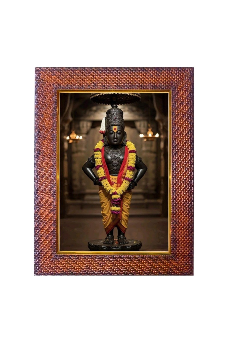 Maa Durga Photo Frame 21X25 Inch Religious Wall & Table Decor Frame | Maa Durga Spiritual Photo Frame For Home, Temple & Office | Decorative Hindu God & Goddess Frame (Pack Of 1) (F18123)