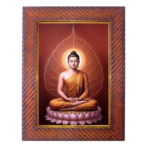 Gautama Budhha Photo Frame 19X23 Inch Religious Wall & Table Decor Frame | Gautama Budhha Spiritual Photo Frame For Home, Temple & Office (F18200X19X23) Gautama Budhha Photo Frame 19X23 Inch Religious Wall & Table Decor Frame | Gautama Budhha Spiritual Photo Frame For Home, Temple & Office (F18200X19X23)