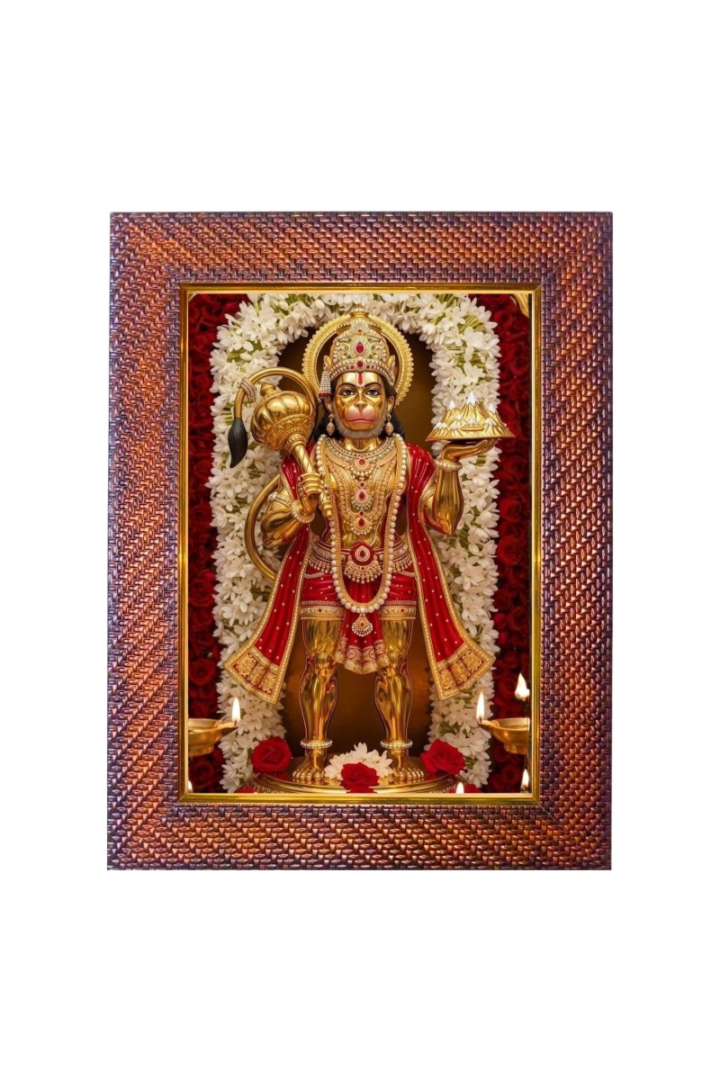 Guru Nanak Photo Frame 13X17 Inch Religious Wall & Table Decor Frame | Guru Nanak Spiritual Photo Frame For Home, Temple & Office | Decorative Hindu God & Goddess Frame (Pack Of 1) (F18232)