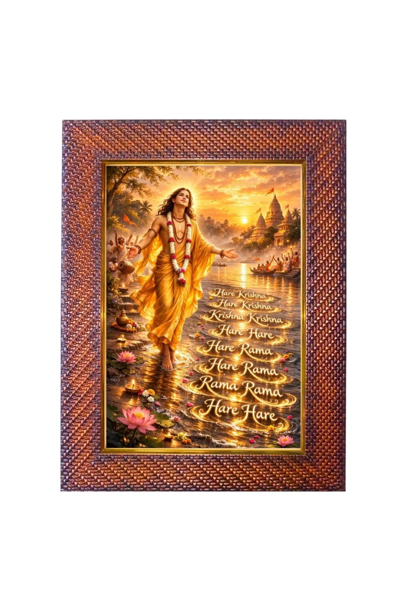 Paramahansa Yogananda Photo Frame 13X17 Inch Religious Wall & Table Decor Frame | Paramahansa Yogananda Spiritual Photo Frame For Home, Temple & Office (F18276X13X17)
