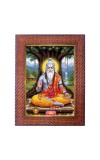 Lord Agni Dev Photo Frame 13X17 Inch Religious Wall & Table Decor Frame | Lord Agni Dev Spiritual Photo Frame For Home, Temple & Office | Decorative Hindu God & Goddess Frame (Pack Of 1) (F18356)