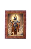 Lord Vishnu Photo Frame Religious Wall & Table Decor Frame | Lord Vishnu Spiritual Photo Frame For Home, Temple & Office | Decorative Hindu God & Goddess Frame (Pack Of 1) (F18100)