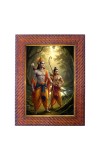 Lord Shiva Photo Frame Religious Wall & Table Decor Frame | Lord Shiva Spiritual Photo Frame For Home, Temple & Office | Decorative Hindu God & Goddess Frame (Pack Of 1) (F18177)