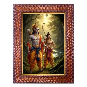 Lord Shiva Photo Frame 17X21 Inch Religious Wall & Table Decor Frame | Lord Shiva Spiritual Photo Frame For Home, Temple & Office | Decorative Hindu God & Goddess Frame (Pack Of 1) (F18177)