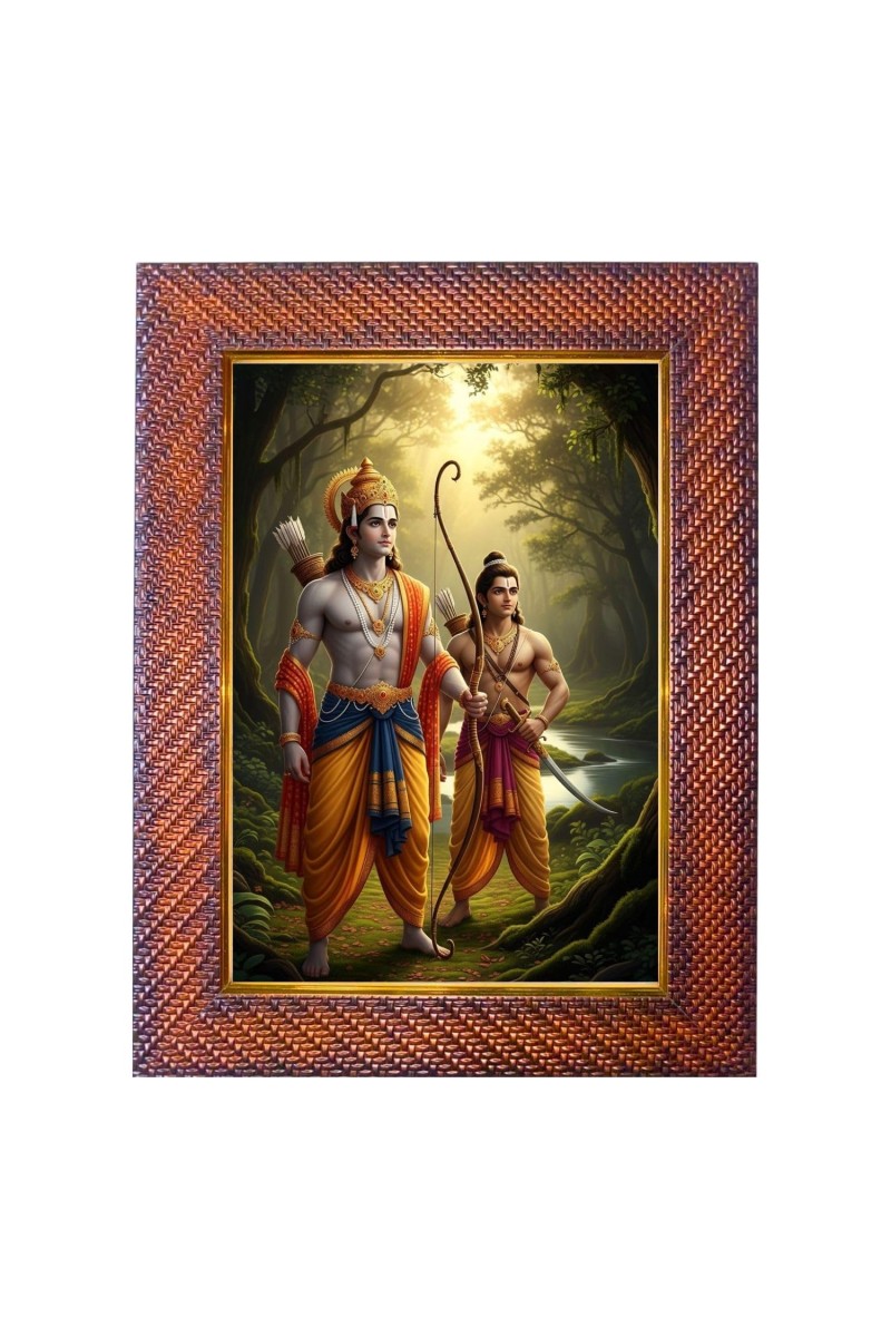 Lord Shiva Photo Frame Religious Wall & Table Decor Frame | Lord Shiva Spiritual Photo Frame For Home, Temple & Office | Decorative Hindu God & Goddess Frame (Pack Of 1) (F18177)