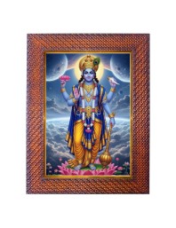 Lord Ram Photo Frame 17X21 Inch Religious Wall & Table Decor Frame | Lord Ram Spiritual Photo Frame For Home, Temple & Office | Decorative Hindu God & Goddess Frame (Pack Of 1) (F18069)
