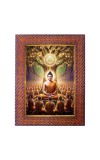 Gautama Budhha Photo Frame 13X17 Inch Religious Wall & Table Decor Frame | Gautama Budhha Spiritual Photo Frame For Home, Temple & Office (F18197X13X17)