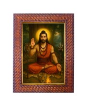 Guru Ram Dasji Photo Frame 13X17 Inch Religious Wall & Table Decor Frame | Guru Ram Dasji Spiritual Photo Frame For Home, Temple & Office | Decorative Hindu God & Goddess Frame (Pack Of 1) (F18344