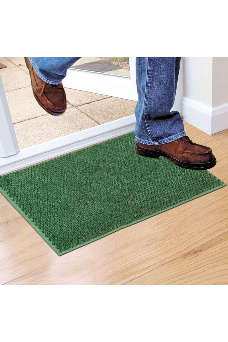 Home Beautiful Anti-Skid Green Rubber Door Mat