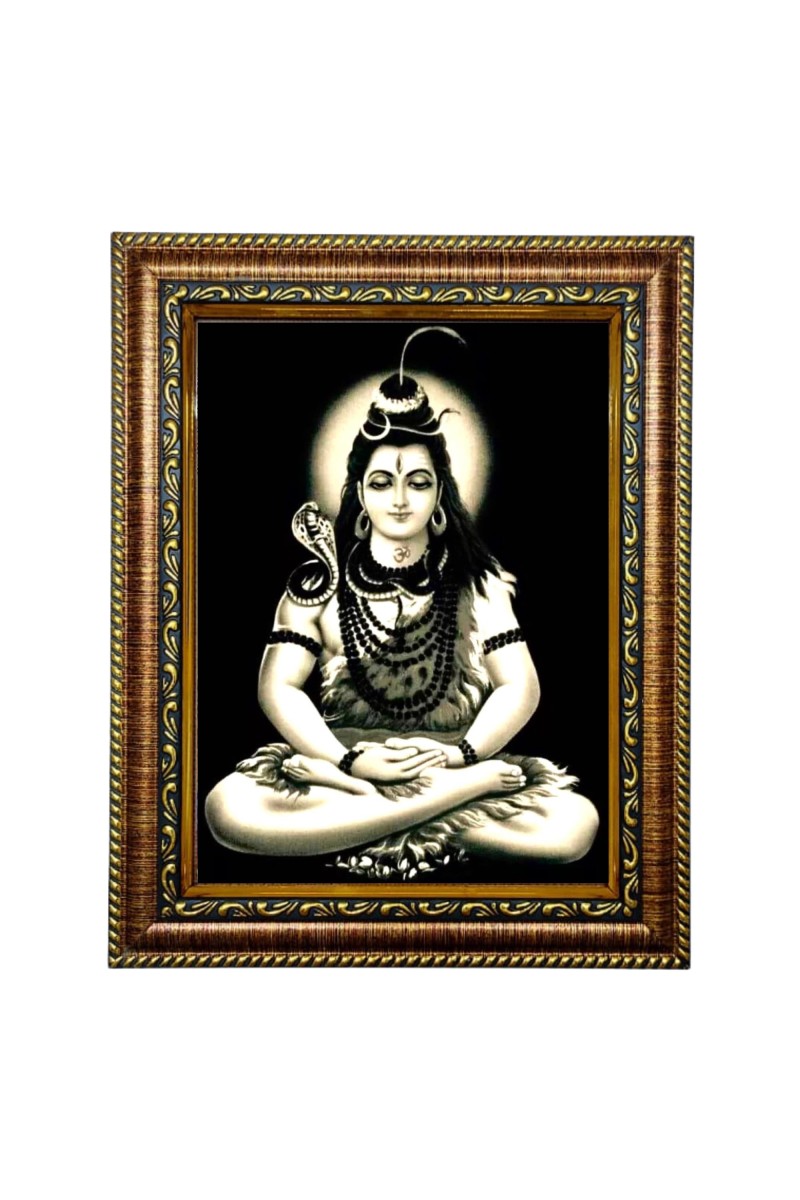 Hitech Sales Shiva Photo Frame/Shiva/shankar/Bhole/Mohakal