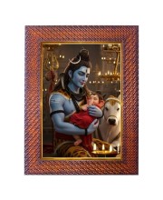 Lord Vishnu Varaha Avatar Photo Frame 13X17 Inch Religious Wall & Table Decor Frame | Lord Vishnu Varaha Avatar Spiritual Photo Frame For Home, Temple & Office (F18152X13X17)