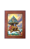 Lord Krishna Photo Frame Religious Wall & Table Decor Frame | Lord Krishna Spiritual Photo Frame For Home, Temple & Office | Decorative Hindu God & Goddess Frame (Pack Of 1) (F18159)