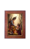 Lord Shanidev Photo Frame 17X21 Inch Religious Wall & Table Decor Frame | Lord Shanidev Spiritual Photo Frame For Home, Temple & Office | Decorative Hindu God & Goddess Frame (Pack Of 1) (F18365)