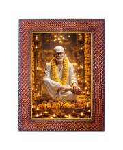 Swami Sivananda Saraswati Photo Frame Religious Wall & Table Decor Frame | Swami Sivananda Saraswati Spiritual Photo Frame For Home, Temple & Office | Decorative Hindu God & Goddess Fra