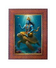 Gautama Buddha Photo Frame 13X17 Inch Religious Wall & Table Decor Frame | Gautama Buddha Spiritual Photo Frame For Home, Temple & Office (F18187X13X17)